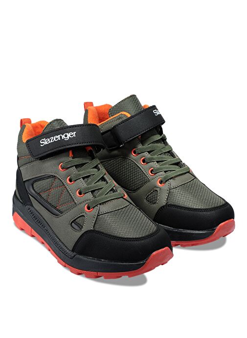 Slazenger KESHA Unisex Çocuk Bot Haki / Siyah - Görsel 3