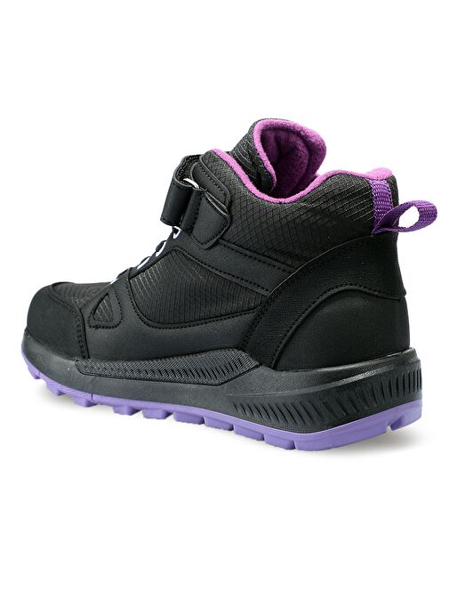 Slazenger KESHA Unisex Çocuk Bot Siyah / Mor - Görsel 4