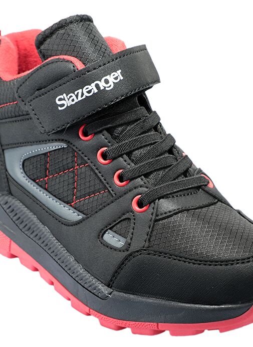 Slazenger KESHA Unisex Çocuk Bot Siyah / Kırmızı - Görsel 5