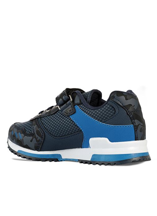 Slazenger EDMOND IN Erkek Çocuk Sneaker Ayakkabı Lacivert Kamuflaj - Görsel 4
