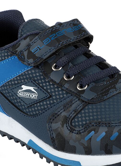 Slazenger EDMOND IN Erkek Çocuk Sneaker Ayakkabı Lacivert Kamuflaj - Görsel 5