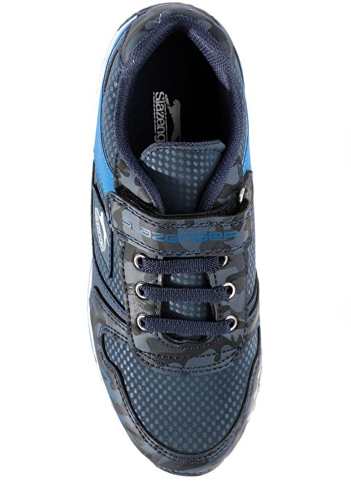 Slazenger EDMOND IN Erkek Çocuk Sneaker Ayakkabı Lacivert Kamuflaj - Görsel 6