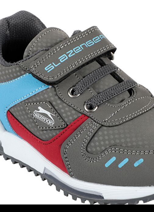 Slazenger EDMOND IN Erkek Çocuk Sneaker Ayakkabı Koyu Gri - Görsel 5