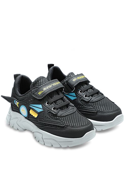 Slazenger EAR I Erkek Çocuk Sneaker Ayakkabı Siyah - Görsel 3