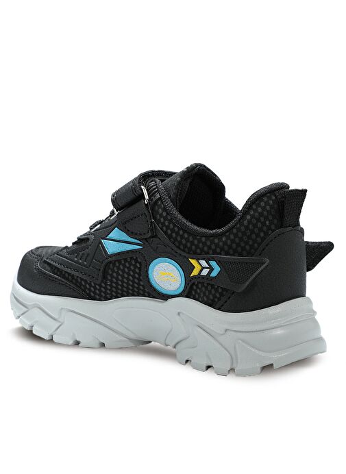 Slazenger EAR I Erkek Çocuk Sneaker Ayakkabı Siyah - Görsel 4