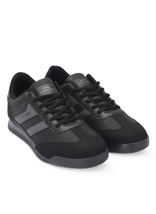 Slazenger OLD I Erkek Sneaker Ayakkabı Siyah - Görsel 3