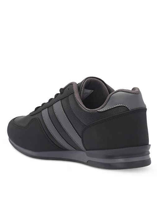 Slazenger OMEGA IN Erkek Sneaker Ayakkabı Siyah / Siyah - Görsel 4