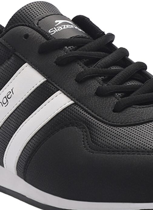Slazenger OMEGA IN Erkek Sneaker Ayakkabı Siyah / Beyaz - Görsel 5