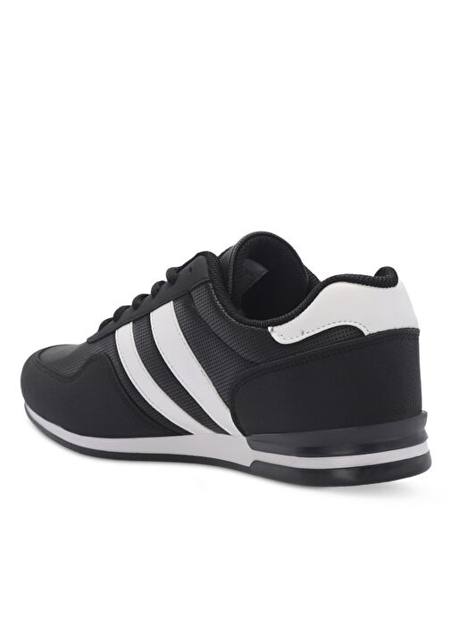 Slazenger OMEGA IN Erkek Sneaker Ayakkabı Siyah / Beyaz - Görsel 4