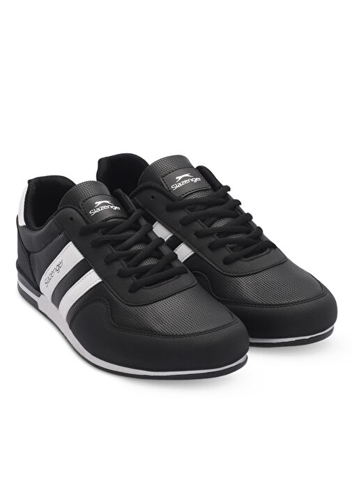 Slazenger OMEGA IN Erkek Sneaker Ayakkabı Siyah / Beyaz - Görsel 3