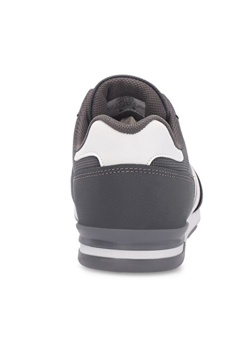 Slazenger OMEGA IN Erkek Sneaker Ayakkabı Koyu Gri / Beyaz - Görsel 7
