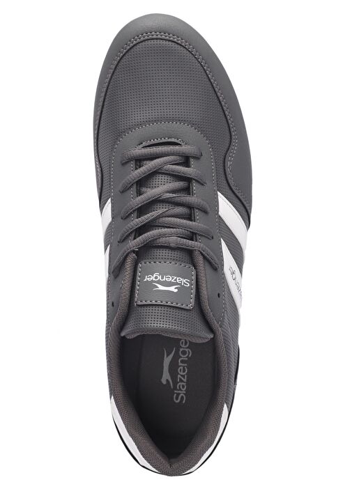 Slazenger OMEGA IN Erkek Sneaker Ayakkabı Koyu Gri / Beyaz - Görsel 6