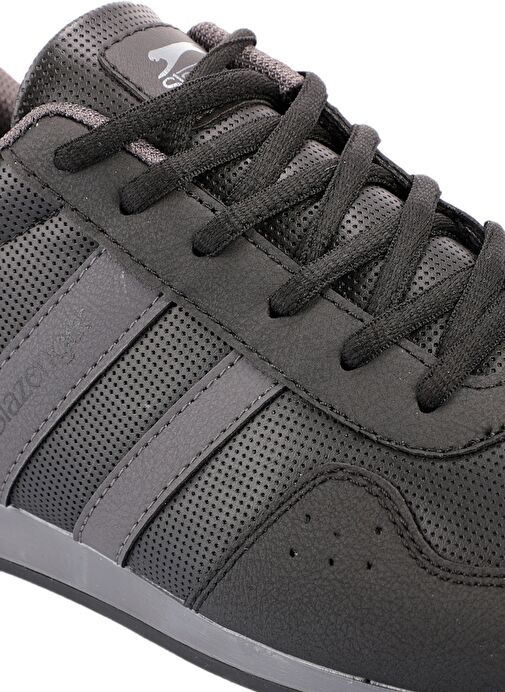 Slazenger OMEGA IN Büyük Beden Erkek Sneaker Ayakkabı Siyah / Siyah - Görsel 5