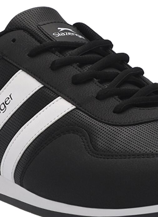 Slazenger OMEGA IN Büyük Beden Erkek Sneaker Ayakkabı Siyah / Beyaz - Görsel 5