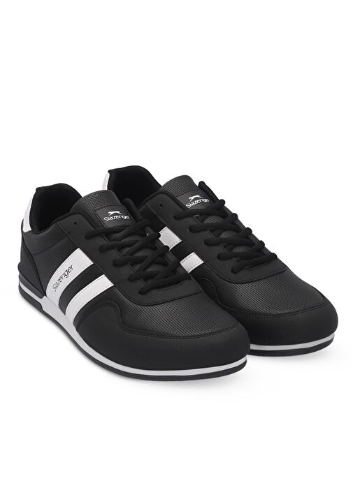 Slazenger OMEGA IN Büyük Beden Erkek Sneaker Ayakkabı Siyah / Beyaz - Görsel 3