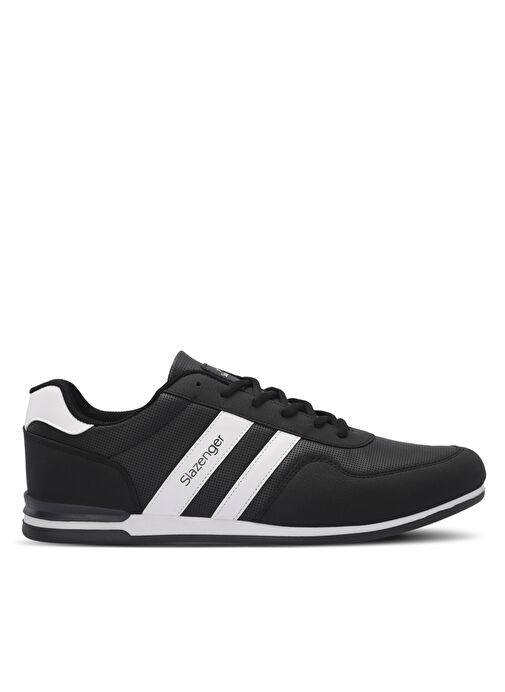 Slazenger OMEGA IN Büyük Beden Erkek Sneaker Ayakkabı Siyah / Beyaz - Görsel 2