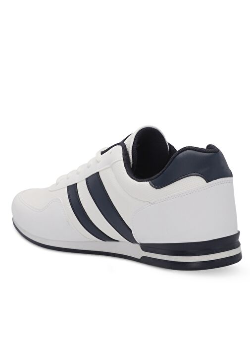 Slazenger OMEGA IN Büyük Beden Erkek Sneaker Ayakkabı Beyaz / Lacivert - Görsel 4