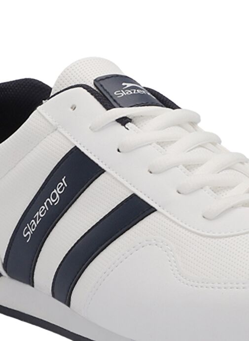 Slazenger OMEGA IN Büyük Beden Erkek Sneaker Ayakkabı Beyaz / Lacivert - Görsel 5