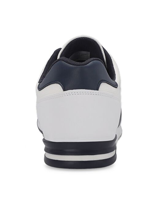 Slazenger OMEGA IN Büyük Beden Erkek Sneaker Ayakkabı Beyaz / Lacivert - Görsel 7