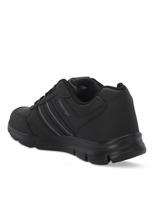 Slazenger ECKHARD I Erkek Sneaker Ayakkabı Siyah / Siyah - Görsel 4