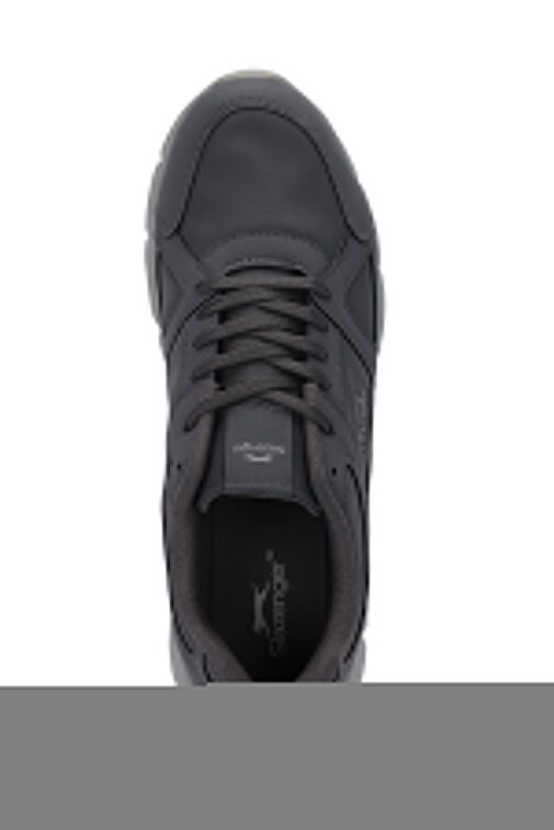 Slazenger PERA Büyük Beden Erkek Koyu Gri Sneaker - Görsel 6