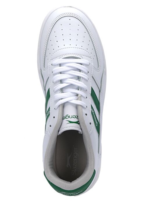 Slazenger CAMP IN Erkek Sneaker Ayakkabı Beyaz / Yeşil - Görsel 6