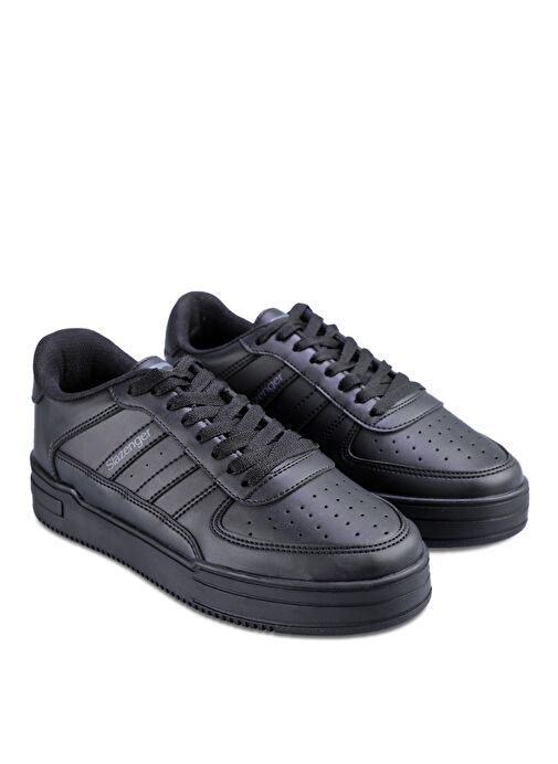 Slazenger CAMP IN Kadın Sneaker Ayakkabı Siyah / Siyah - Görsel 3