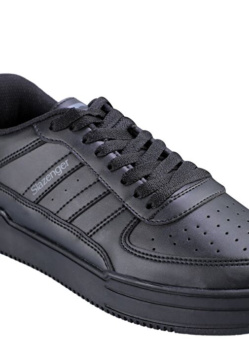 Slazenger CAMP IN Kadın Sneaker Ayakkabı Siyah / Siyah - Görsel 5