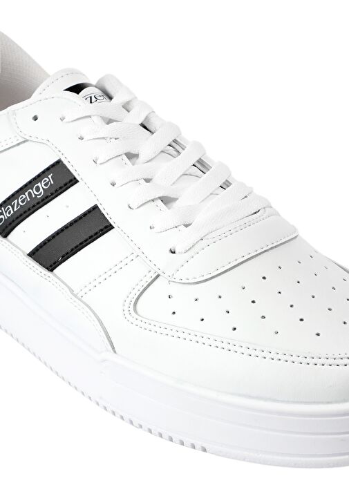 Slazenger CAMP IN Kadın Sneaker Ayakkabı Beyaz / Siyah - Görsel 5