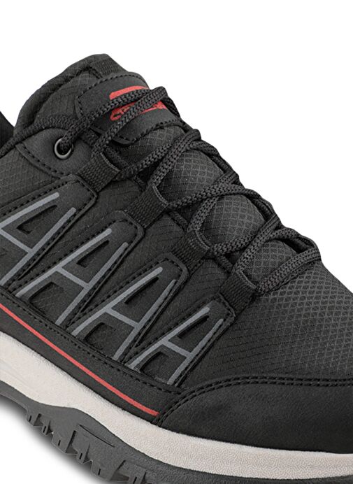 Slazenger KIERA I Kadın Sneaker Ayakkabı Siyah / Kırmızı - Görsel 5