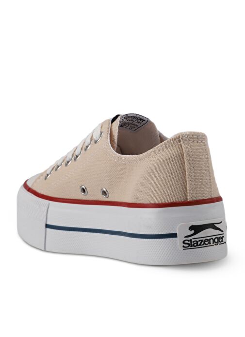 Slazenger SUPER I Kadın Sneaker Ayakkabı Bej - Görsel 4