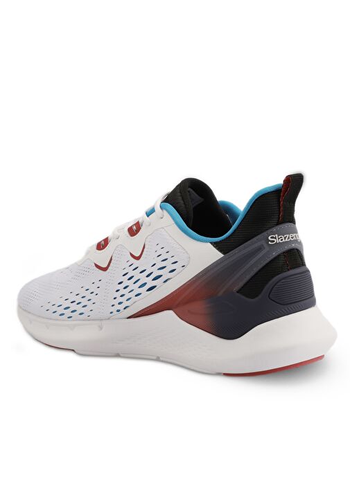 Slazenger WASSA Erkek Sneaker Ayakkabı Beyaz / Kırmızı - Görsel 4