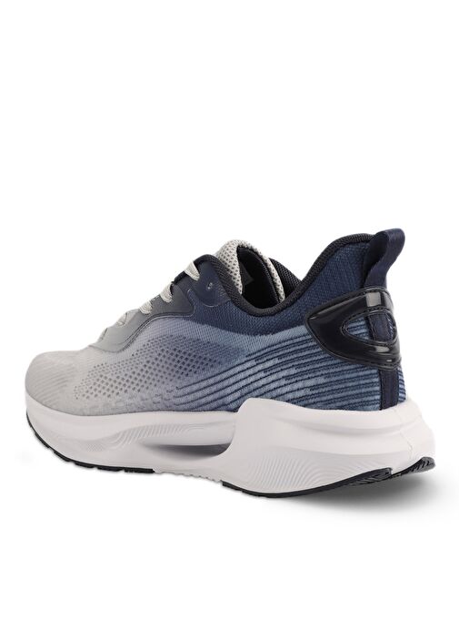 Slazenger WEMBA Erkek Sneaker Ayakkabı Gri / Mavi - Görsel 4