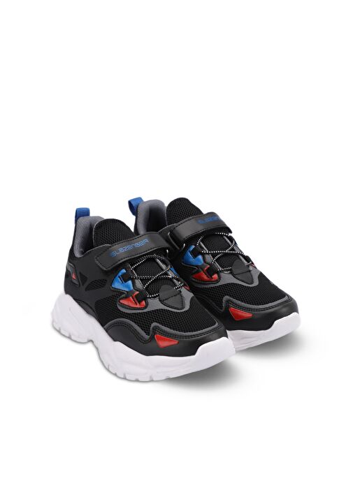 Slazenger KAJAL I Erkek Çocuk Sneaker Ayakkabı Siyah - Görsel 3