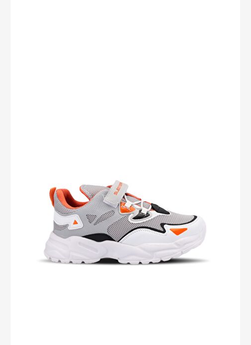 Slazenger KAJAL I Kız Çocuk Sneaker Ayakkabı Gri / Beyaz - Görsel 2