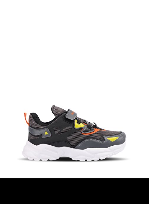 Slazenger KAJAL I Erkek Çocuk Sneaker Ayakkabı Koyu Gri - Görsel 2