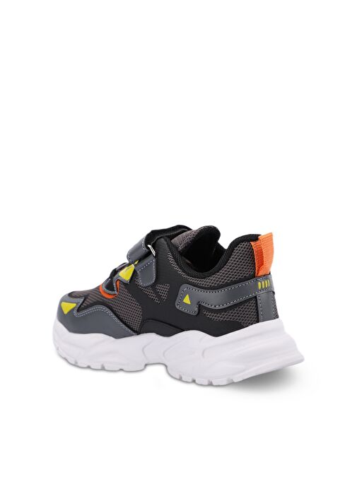 Slazenger KAJAL I Erkek Çocuk Sneaker Ayakkabı Koyu Gri - Görsel 4