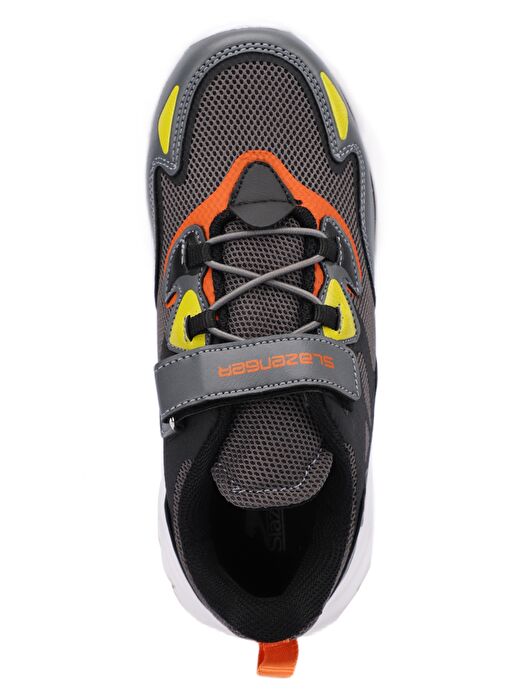 Slazenger KAJAL I Erkek Çocuk Sneaker Ayakkabı Koyu Gri - Görsel 6