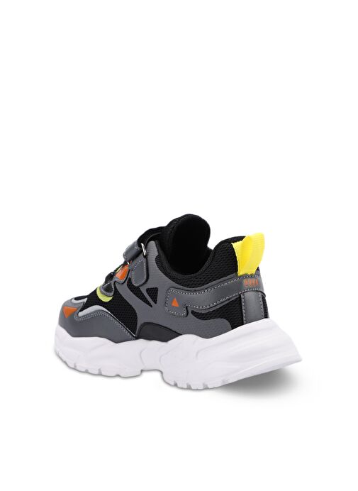 Slazenger KAJAL I Erkek Çocuk Sneaker Ayakkabı Koyu Gri / Siyah - Görsel 4