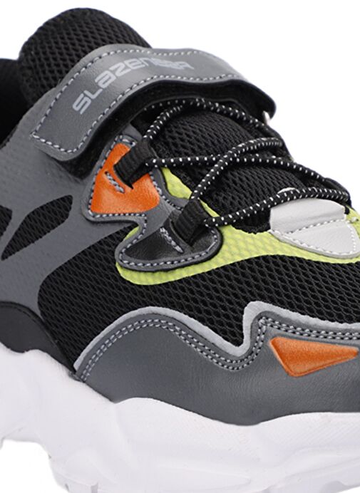 Slazenger KAJAL I Erkek Çocuk Sneaker Ayakkabı Koyu Gri / Siyah - Görsel 5