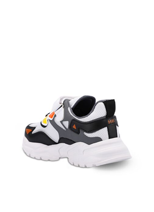 Slazenger KAJAL I Kız Çocuk Sneaker Ayakkabı Beyaz / Siyah - Görsel 5