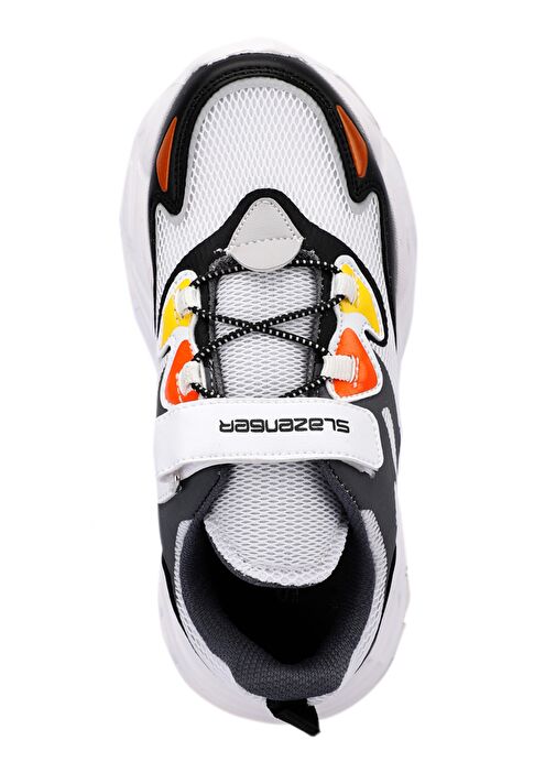 Slazenger KAJAL I Kız Çocuk Sneaker Ayakkabı Beyaz / Siyah - Görsel 7