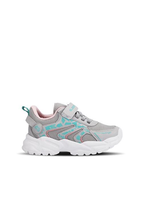 Slazenger KANNER I Kız Çocuk Sneaker Ayakkabı Gri / Pembe - Görsel 2