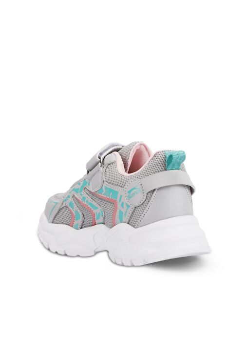 Slazenger KANNER I Kız Çocuk Sneaker Ayakkabı Gri / Pembe - Görsel 4