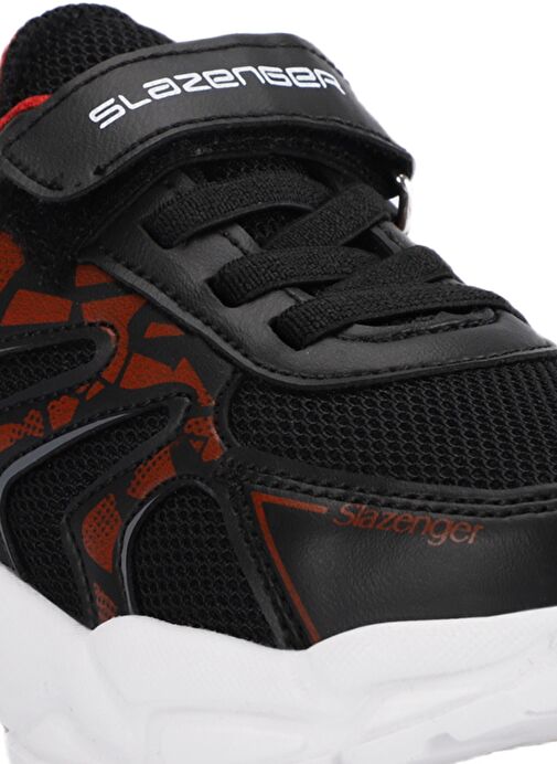 Slazenger KANNER Erkek Çocuk Sneaker Ayakkabı Siyah / Kırmızı - Görsel 5