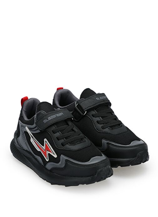 Slazenger KAORU IN Erkek Çocuk Sneaker Ayakkabı Siyah - Görsel 3