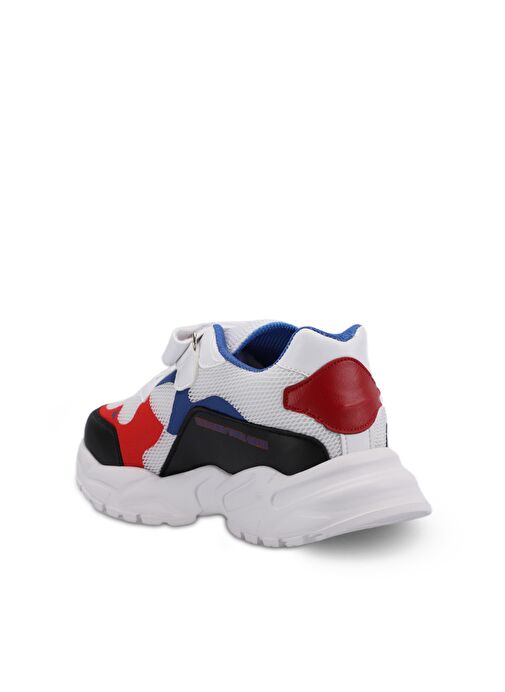 Slazenger KEKOA IN Erkek Çocuk Sneaker Ayakkabı Beyaz / Saks Mavi - Görsel 4