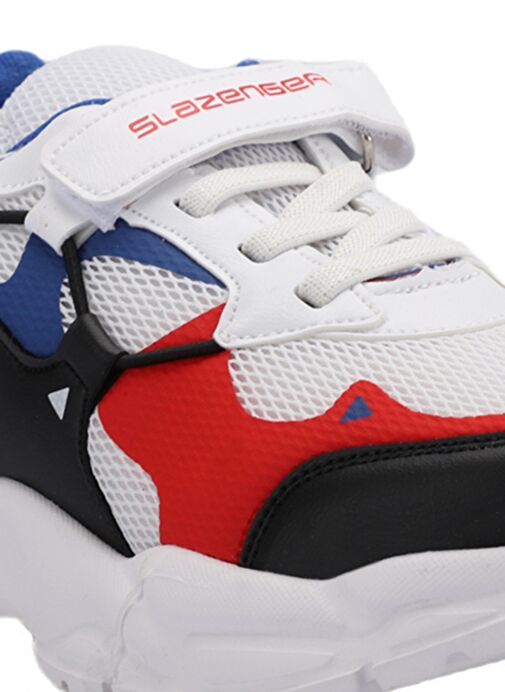 Slazenger KEKOA IN Erkek Çocuk Sneaker Ayakkabı Beyaz / Saks Mavi - Görsel 5