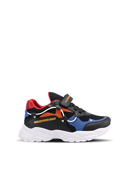 Slazenger KEKOA IN Erkek Çocuk Sneaker Ayakkabı Siyah / Mavi - Görsel 2