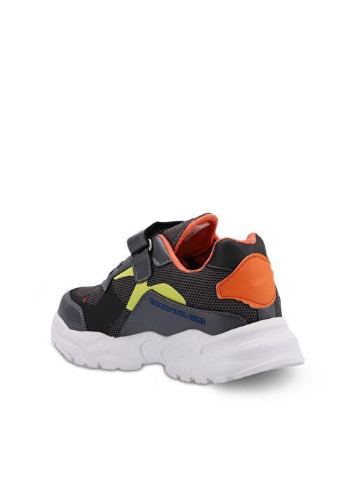 Slazenger KEKOA IN Erkek Çocuk Sneaker Ayakkabı Koyu Gri - Görsel 4